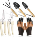 Garden Tools Set, 6-Piece Gardening Hand Tools, Gardening Kit for Women and Men