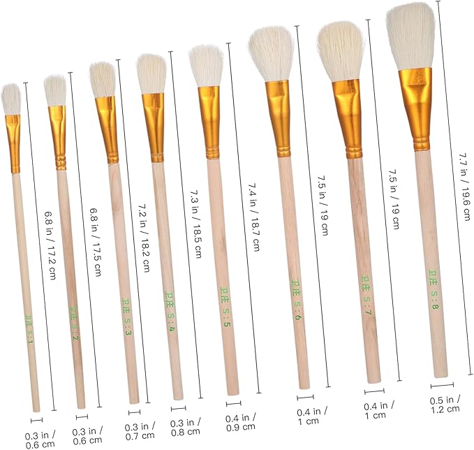 YARNOW Pollination Brush for Plants Hand Pollination Tool for Fruit Tree and Vegetable Garden Bee Pollinator Pen for Efficient Pollinating 7.87 Inch Length