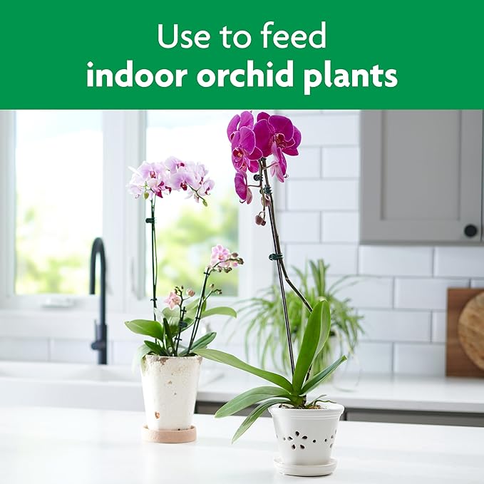 Miracle-Gro Ready-to-Use Orchid Plant Food Mist - Fertilizer Mist for Indoor Blooming Orchids - 8 fl. oz. (2 Pack)