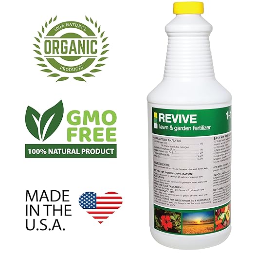 Organic Liquid Fertilizer for Plants – Boost Root Growth & Nutrient Absorption – Mycorrhizae + Soil Biology for Stronger, Healthier Plants – Garden, Vegetables, Indoor & Hydroponic (GGO Revive)