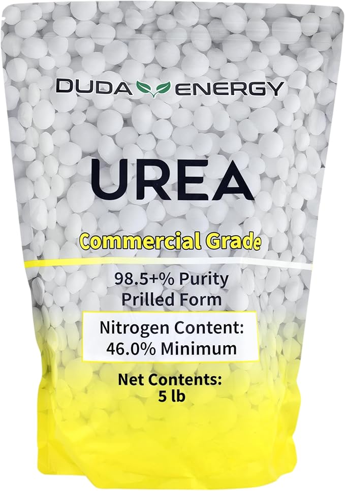 Duda Energy 5 lb Prilled Urea 46.0% Minimum Nitrogen Commercial Grade 98.5+% Purity (urea5f)