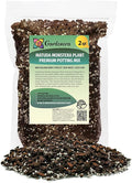 GARDENERA Monstera Siltepecana Matuda Soil Mix - Specially Formulated for Strong Root Development - 2 Quart