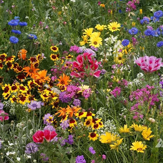Low Growing Wildflower Mix (Seed Packet) Sprinkle a Little Magic—Our Shade, Perennial, Hummingbird, Deer-Resistant, and Other mixes Bring Vibrant Color and pollinator Joy to Any Space.