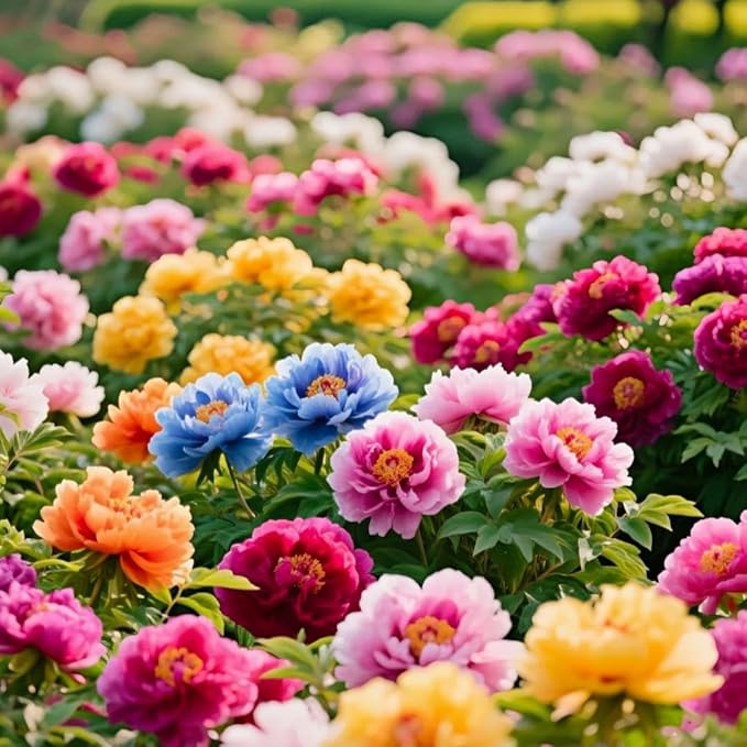 Peony Seeds for Planting 110PCS – Large Blooming Luxurious Perennial Flowers – Garden Beauty & Gift for Flower Lovers