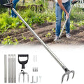 Professional Garden Hoe 63 Inch Long with Adjustable Long Handle - Heavy Duty Weeding & Cultivating Tool for Gardening, Lawn, and Yard Work