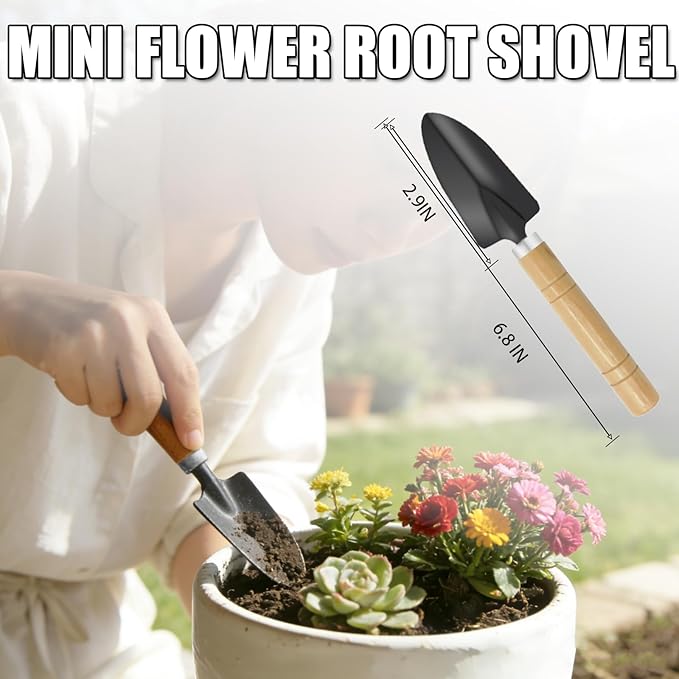Garden Tools Set, 6-Piece Gardening Hand Tools, Gardening Kit for Women and Men