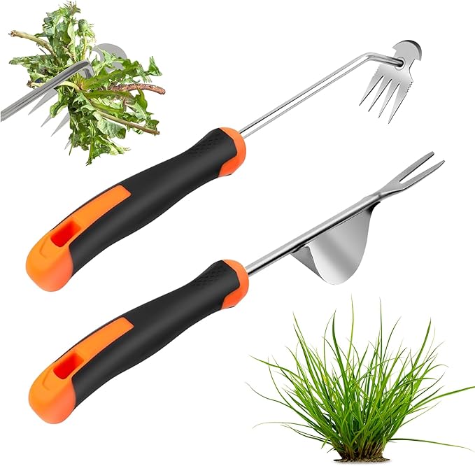 Weed Remover Tool,Portable Garden Weeder Tool,Weeding Tools,for Garden Hand Tools for Vegetable Gardening Backyard Farm Planting & Uprooting Weeding Tool