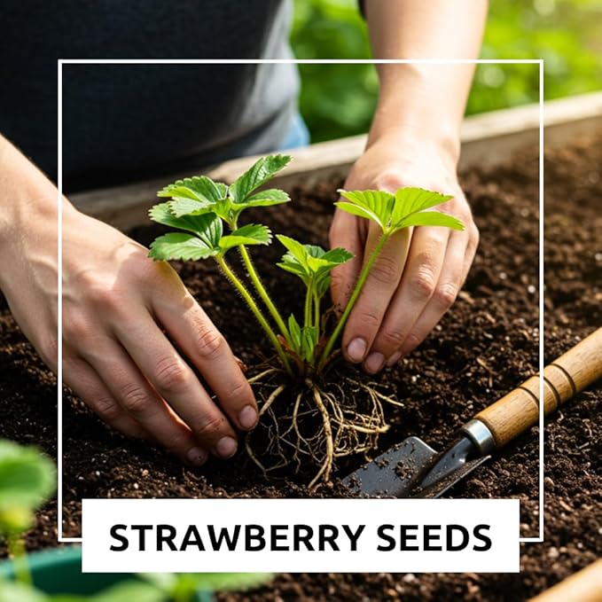 Berry Bliss Vegetable Garden Seeds – Heirloom Red Strawberry Variety – Vibrant, Flavorful, Easy-to-Grow Vegetables for Fresh Salads, Cooking & Home Garden Fun