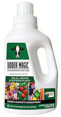Earth Science Udder Magic Concentrated Plant Food for Indoor & Outdoor Plants— 30 oz—Nutrient Rich Fertilizer for Bigger Harvests & Blooms - Seed Starter for Vegetables, Flowers, Herbs, Succulents
