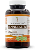 Secrets of the Tribe Fennel Seed 120 Capsules, 1000 mg, Fennel Seed (Foeniculum vulgare) Dried Seed (120 Capsules)
