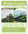 Plant Covers Freeze Protection 10x30ft Floating Row Cover 0.9oz/yd² Plant Covers for Winter Garden Fabric for Cold Sun Protection
