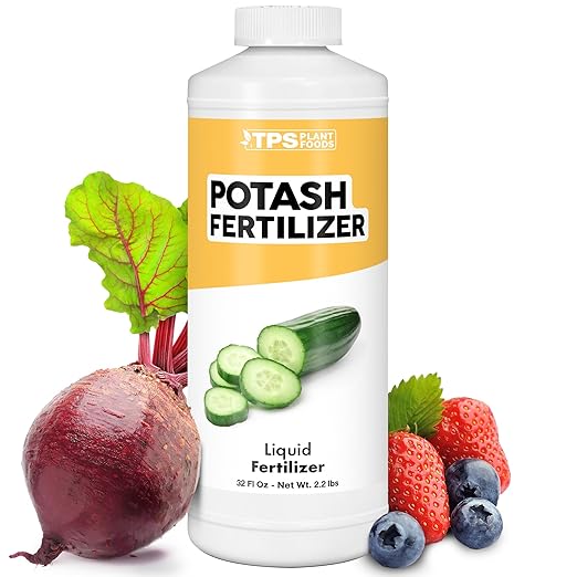 Potash Fertilizer – Liquid Potassium Supplement for More Blooms, Better Fruit & Stronger Plants, 32 oz