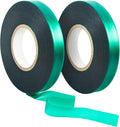 Unves 2 Pack Garden Tape Roll, 150 Ft Thick Reusable Green Plant Ties Nursery Tapes, 1/2" Wide Stretch Ties Tape Tomato Plant Support for Indoor Outdoor Patio Furit Tree, Climbing Flowers, Vegetables
