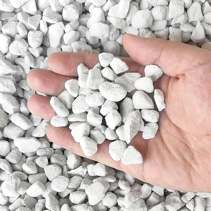 1lb/2lb Chunky Perlite for Plants Horticultural Coarse Pearlite for Enhanced Drainage and Ventilation for Indoor Outdoor Plants (2lb)