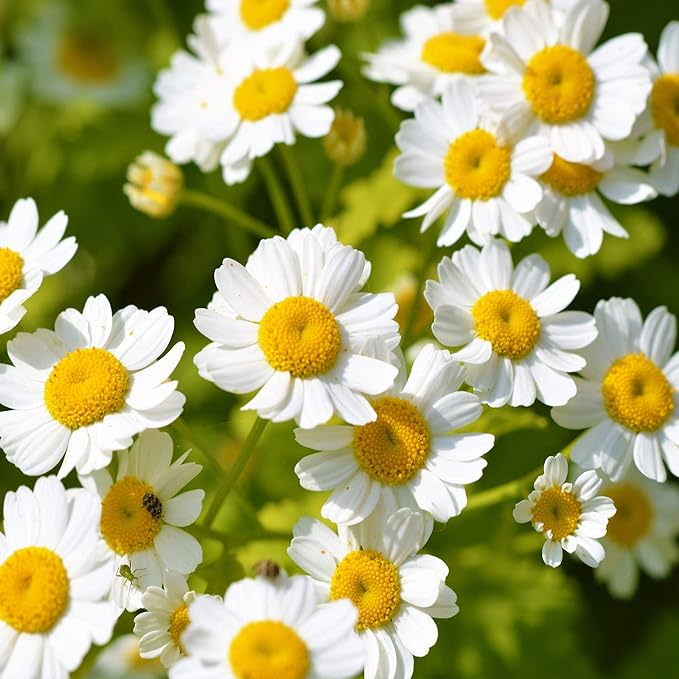 Outsidepride Feverfew Chrysanthemum Seeds - 5000 Pcs. Perennial, Drought Tolerant Flower Seeds for Planting in Pollinator Gardens, Cut Flowers & Low Maintenance Landscaping
