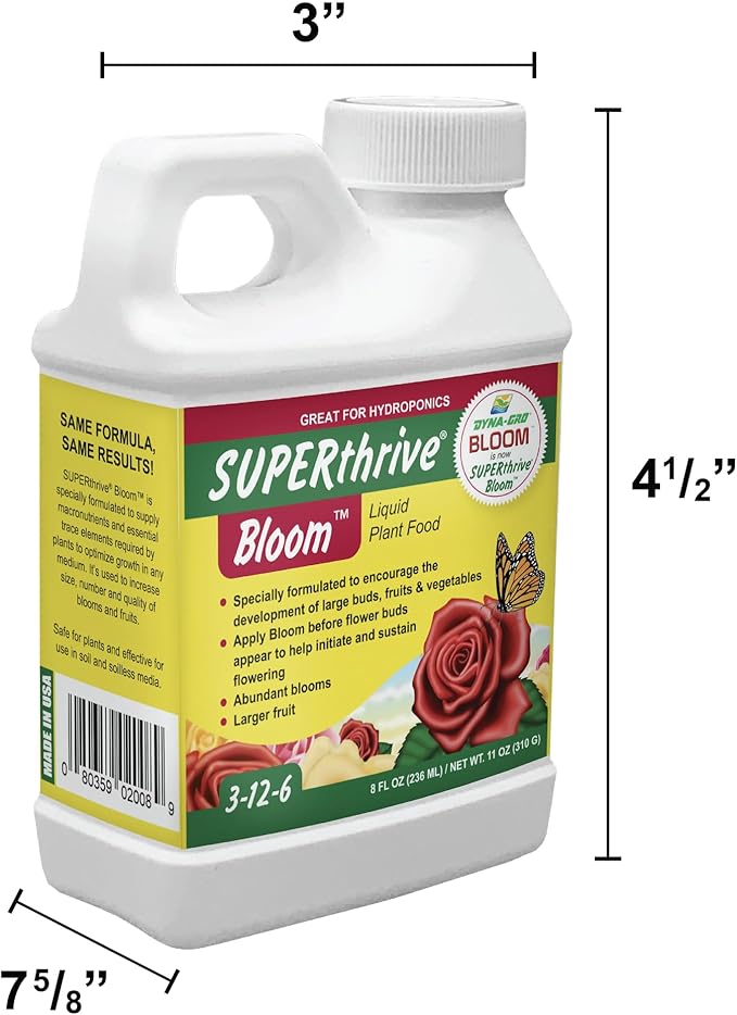 Dyna-Gro Bloom Plant Food Size: 8 Ounces