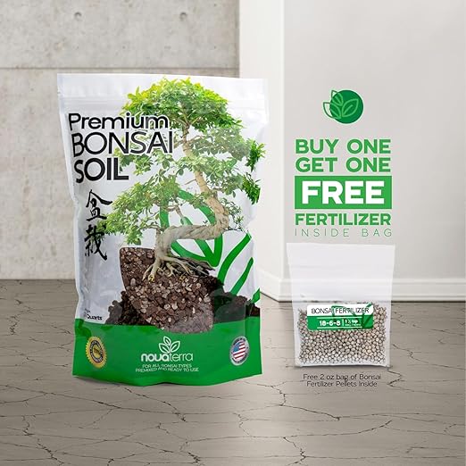 Bonsai Soil Mix Ready to use Tree kit Lotus Seeds for Planting in Water Bonsai pots Wire Tree pots akadama Soil 2 oz Bag of Fertilizer Pellets Inside 2.4 Qts
