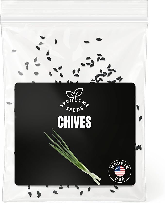 Fall & Winter Chives Seeds for Indoor & Outdoor Planting – 300+ Non-GMO Heirloom USA-Grown Culinary Herb, Hardy Perennial, High Germination (Allium schoenoprasum)