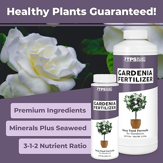 Gardenia Fertilizer – Liquid Plant Food for More Blooms, Rich Green Leaves & Stronger Root Development, 1 Gallon