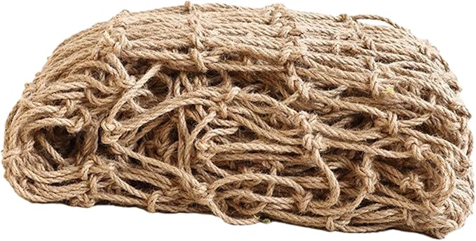 Plant Support Netting Jute Twine Trellis Outdoor Grow Party Indoor/Outdoor Ceiling Decor 3mm Mesh for Climb Plant Vegetables Vine Veggie, 1Mx5M