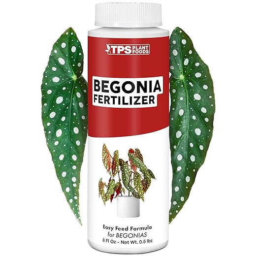 Begonia Fertilizer – Liquid Plant Food for More Blooms, Vibrant Color & Healthy Leaf Growth, 8 oz