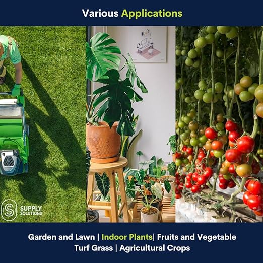 Supply Solutions 16-16-16 Complete Lawn & Garden All Purpose Granular Fertilizer - The Ultimate Plant Food for Lush Greenery & Vibrant Blooms - for All Plants, Vegetables, Fruits, and Berries - 10lbs