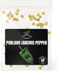 Fall & Winter Poblano Pepper Seeds for Indoor Planting – 50 Non-GMO Heirloom USA-Grown Mild 1,000–2,000 SHU Seeds with High Germination (Capsicum annuum)