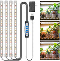 Grow Lights for Indoor Plants, 16" Full Spectrum Plant Grow Light Strip with Upgrade Timer 6/12/16 Hrs, 3 Spectrum Modes, 240 LEDs Sunlike Growing Lamp for Seedlings Hydroponics Succulent
