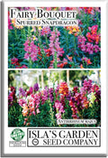 Fairy Bouquet Snapdragon Flower Seeds – 2000+ Non-GMO & Heirloom Seeds by Isla’s Garden Seeds, Spurred Variety with Whimsical Blooms, Ideal for Borders, Pollinator Gardens & Bouquets, Gardening Gift
