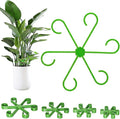 Chunful 24 Pcs Plant Stem Support 4 Sizes Climbing Houseplant Stem Holders, Plastic Reusable Flower Trellis Hook Plant Care Growth Accessories for Flower Plants Indoor Outdoor