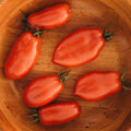 San Marzano Tomato - 50 Seeds - Flavorful Italian Paste Tomato, World Renowned for Canning & Sauce Making, Non-GMO Heirloom Roma Tomato Seeds for Planting in The Home Garden, Thresh Seed Company