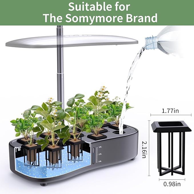 72-Pcs Seed Pod Kit, Including Hydroponics Garden Accessories (24pcs Grow Sponges, 12pcs Planting Baskets, etc.), Compatible Hydroponics Growing Systems