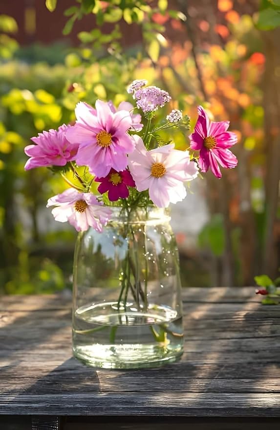 2000+ Cosmos Seeds – Easy to Grow Annual Flower Blend in Mixed Colors – Heirloom, Non-GMO, USA Grown – Throw and Grow Wild Flower Seeds for Garden and Landscaping