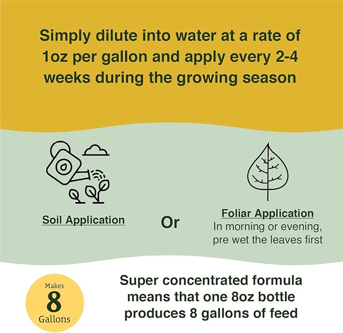 Farmer’s Secret Soil Revitalizer (8oz) - Organic (OMRI Listed) Beneficial Dirt Booster - Activated Humic Acid - Liquid Compost Soil Amendment