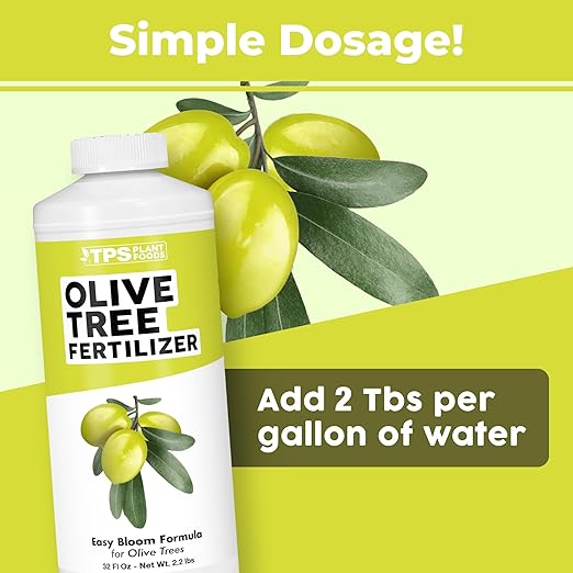Olive Tree Fertilizer – Liquid Plant Food for Bigger Harvests & Stronger Trees, 32 oz