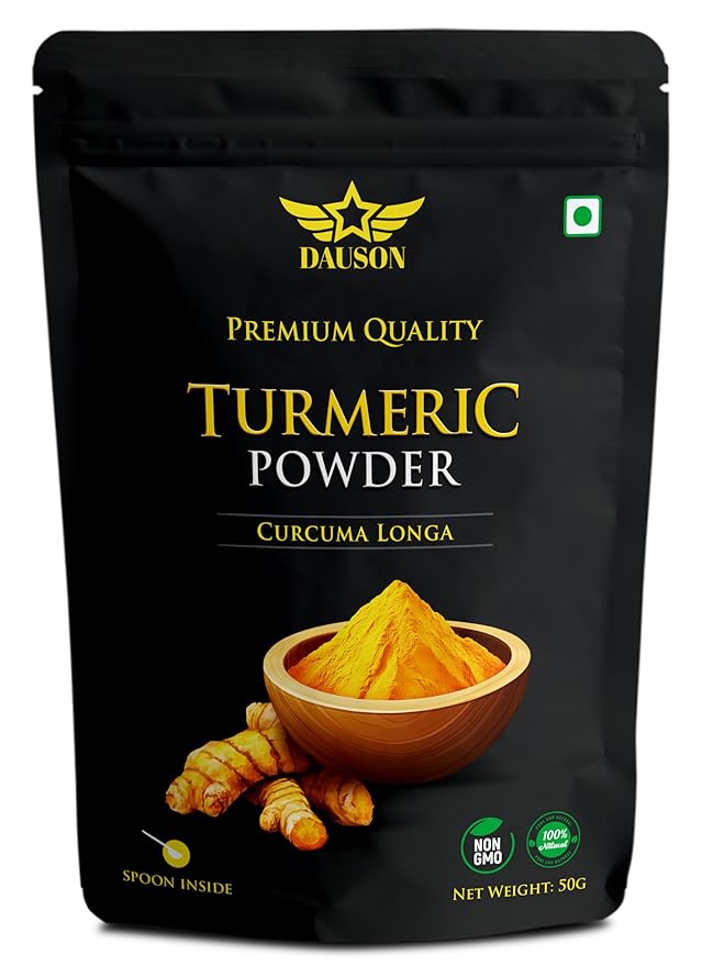 Turmeric Powder – 100% Pure & Natural | 1.76 Oz Finely Ground Turmeric Root | No Additives or Fillers | Aromatic, Earthy Flavor for Cooking | 25g Sample Available | Kitchen Essential for Global Cuisine