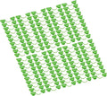 Acouto Greenhouse Arch Frame Double 100PCS Greenhouse Arch Frame Double Plastic Heating Press Film Clamp Heating Press Film Plastic Greenhouses & Plant Germination Equipment (6mm)