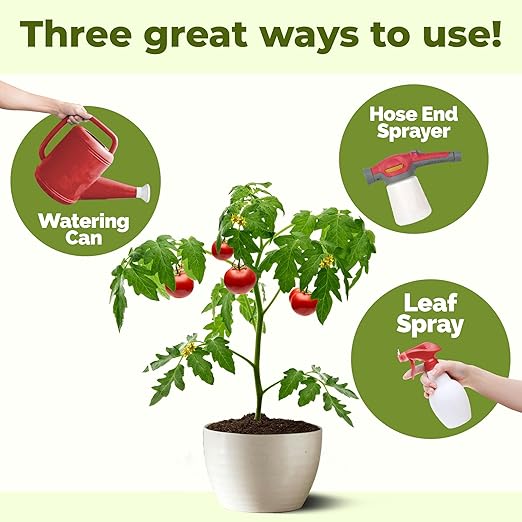 Vegetable Fertilizer – Liquid Plant Food for Bigger Harvests, Stronger Roots & Healthy Garden Growth, 1 Gallon