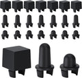 Adnee 24 Pcs Soil Block Maker Seed Pins, 3 Types Soil Blocker Seed Hole Maker, Seed Plug Maker Fit for Mini 4 Mini 5 Long-Handle Soil Blockers, Seed Pin Only
