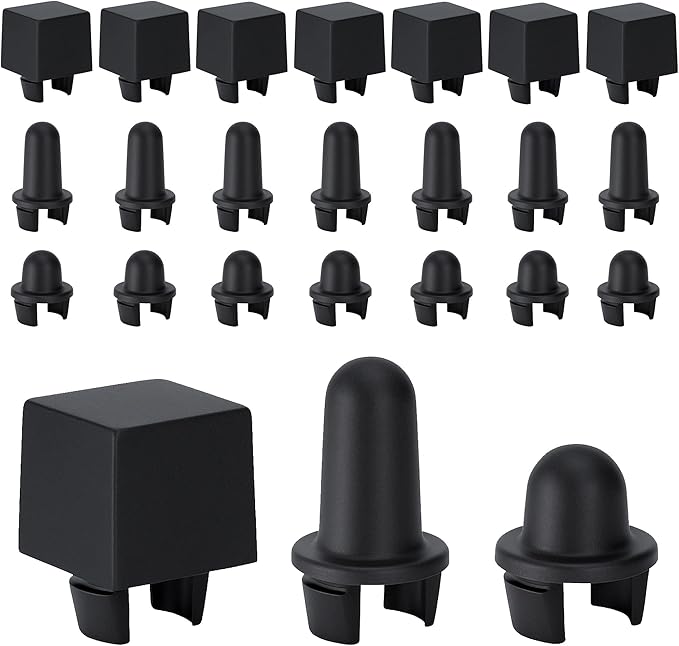 Adnee 24 Pcs Soil Block Maker Seed Pins, 3 Types Soil Blocker Seed Hole Maker, Seed Plug Maker Fit for Mini 4 Mini 5 Long-Handle Soil Blockers, Seed Pin Only