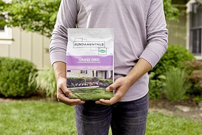 Scotts Grass Seed Perennial Ryegrass Mix, Ideal for Sunny, High Traffic Areas and Erosion Control, 3 lbs.