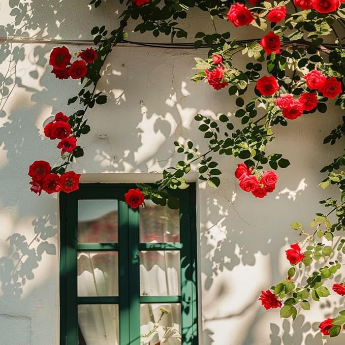 Rose Seeds for Planting, 300+pcs Rare Climbing Rose Flower Seeds, Non-GMO Heirloom Ground Cover Home Garden Blooms Flowers in Outdoors Indoors
