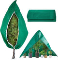 YATHO Plant Covers Freeze Protection 1 Packs 86.6" W X 94.4" H Thicker Large Outdoor Winter Frost Cloths Blankets with Zipper Drawstring, Reusable Garden Tree Cover Bags for Fruit Tree Shrub Potted