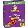 Annie's Organic Berry Patch Bunny Fruit Flavored Snacks, Gluten Free, Value Pack, 22 Pouches, 15.4 oz