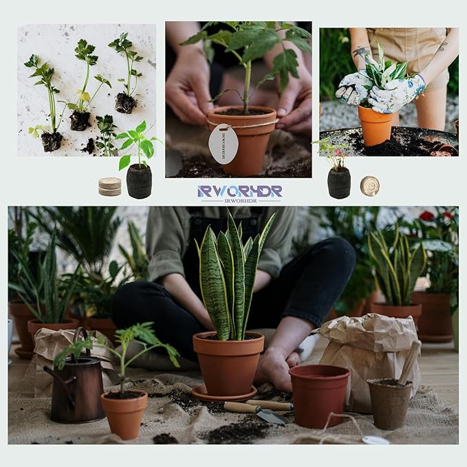 255 Pcs 30mm Peat Pellet Fiber Soil Plant Seed Starters,Compressed Peat Pellet Fiber Soil, Compressed Peat Block for Seedlings for Growing Herbs, Flowers and Vegetables