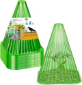 Fshow 40pack Garden Cloches for Plants, Reusable Bell Plant Cover, Plant Covers Protectors from Animals Snails/Birds/Chickens/Insect,D: 9" H X 7.5" D