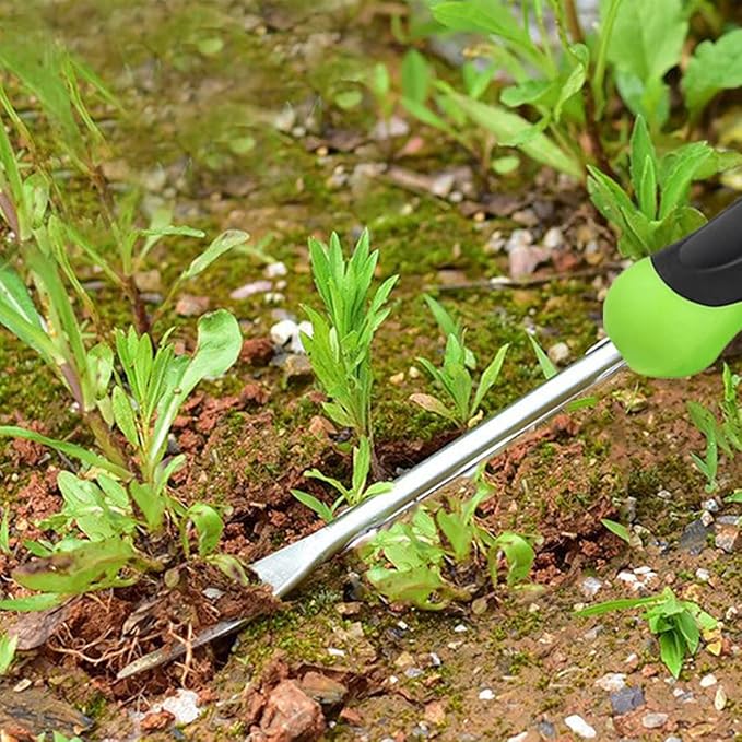 1 Pcs Hand Weeder Tool Stainless Steel Garden Weeding Tool,Hand Weeder Garden Weeding Removal Weed Puller Tool for Garden Lawn