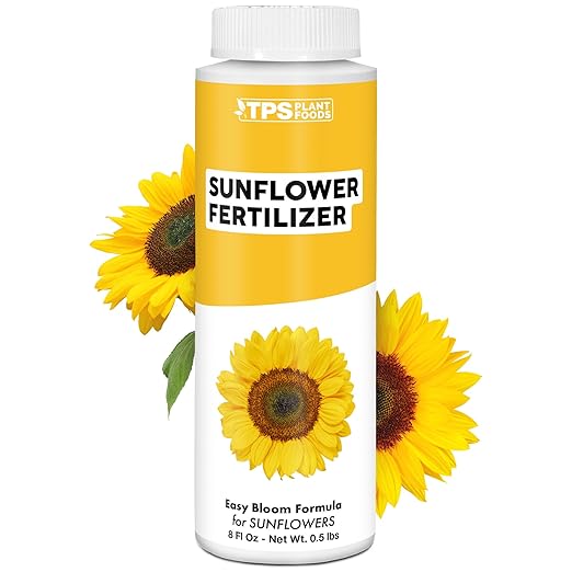 Sunflower Fertilizer – Liquid Plant Food for Bigger Blooms, Strong Stems & Vibrant Flower Color, 8 oz