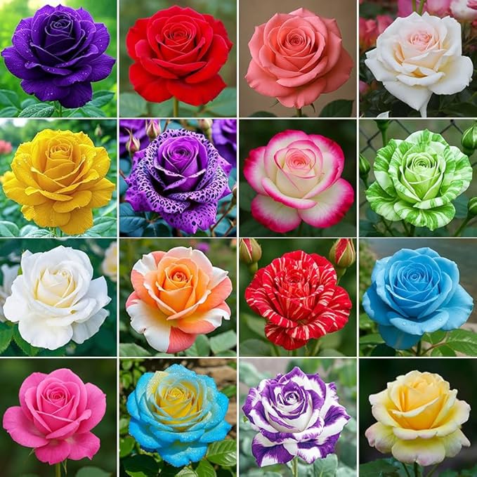 265+ Mix Rose Seeds for Planting for Planting-Non-GMO Heirloom Plant Seeds Garden Outdoor