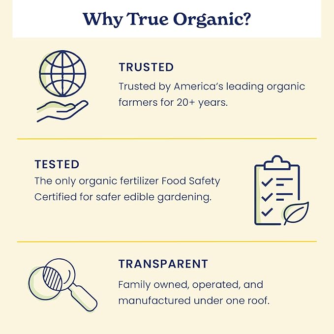 True Organic Garden Lime – Raises Soil pH to Reduce Acidity – Ideal for Hydrangeas and Other Plants – 6lb Bag